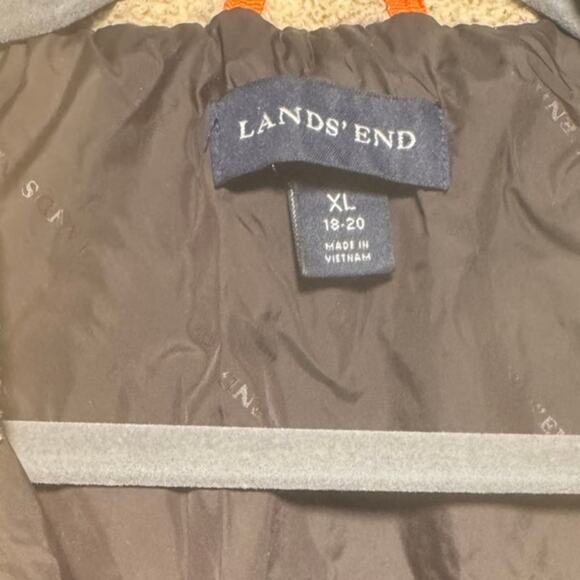 Lands' End Sherpa Collar Quilted Jacket - Picture 2 of 3